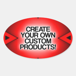 Customize / Personalize / Create your own Oval Sticker