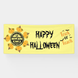 Customize Personalize Halloween Decorations Party Banner