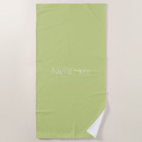 Customize personalize name monogram avocado green