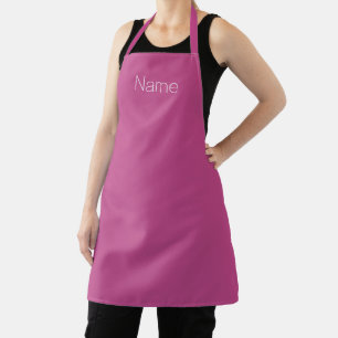 Customize personalize NAME monogram mulberry Apron