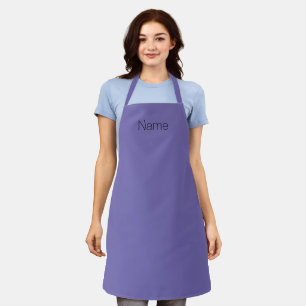 Customize personalize NAME monogram periwinkle Apron