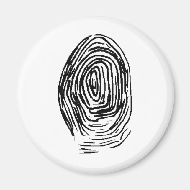 Customize Personalize These Fingerprint Gift Gifts Magnet (Front)