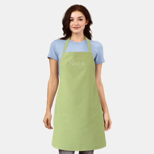 Customize personalize w/ NAME monogram avocado Apron