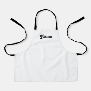Customize personalize with NAME monogram Apron