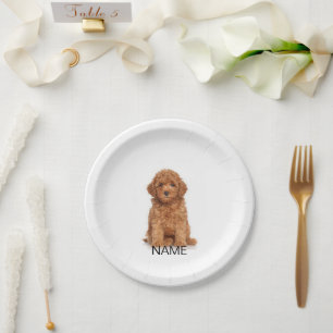 Customize, personalize with photo, name, text paper plate
