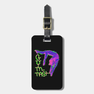 Customize Personalized Gymnastics Luggage tag