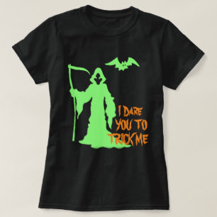 Customize Personlize w Grim Reaper Halloween Pun T-Shirt