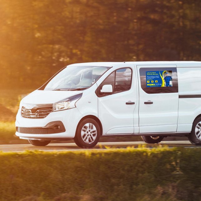 Customize Pest Rodent Control Business Text Photo  Window Cling (Creator Uploaded)