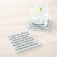 Customize phrase quote, elegant black white