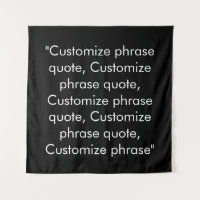 Customize phrase quote elegant black white