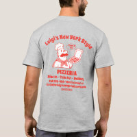 Customize Pizza Restaurant Detailed Graphic Back