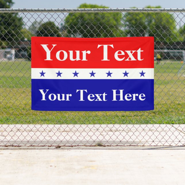 Customize Political Election  Campaign Banner (Insitu)