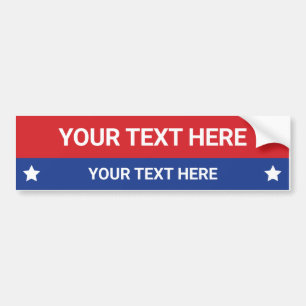 Customize President Election 2024 Political Theme Bumper Sticker