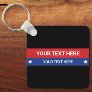 Customize President Election 2024 Political Theme Keychain