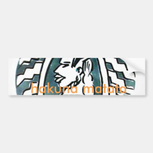 Customize Product  African traditional Bumper Sticker