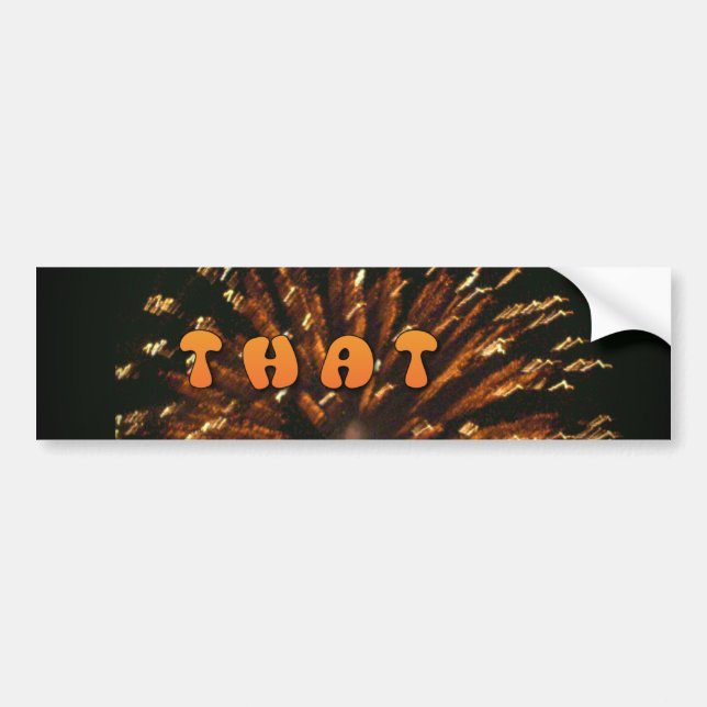 Customize Product Bumper Sticker (Front)