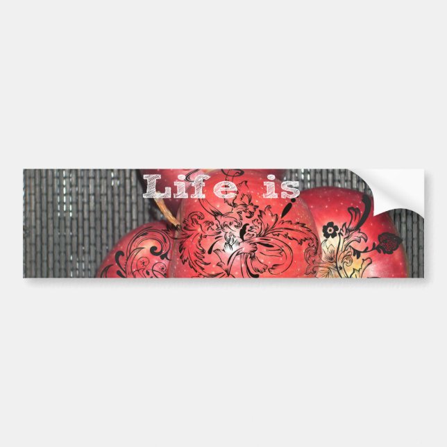 Customize Product Bumper Sticker (Front)