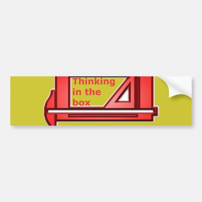 Customize Product Bumper Sticker (Front)