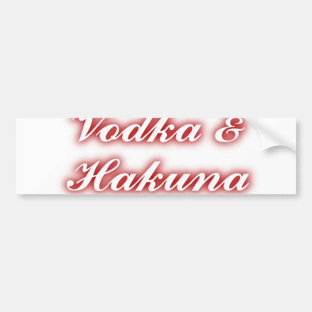 Customize Product Bumper Sticker (Front)