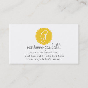 Customize Product Calling Card