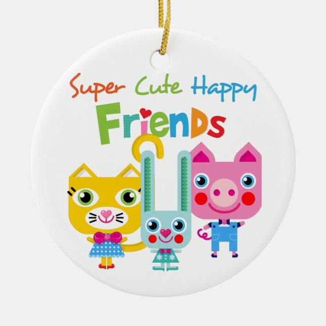 Customize Product Ceramic Ornament (Front)