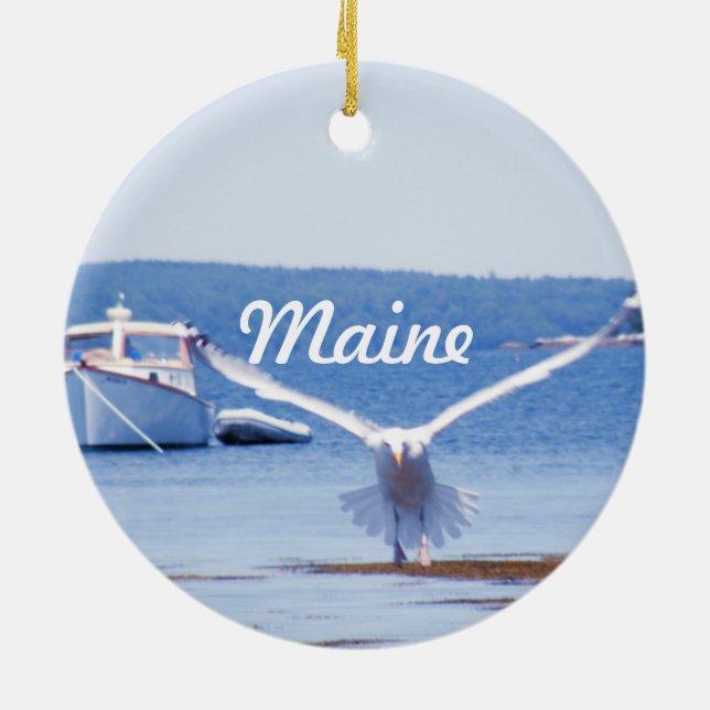 Customize Product Ceramic Ornament (Back)