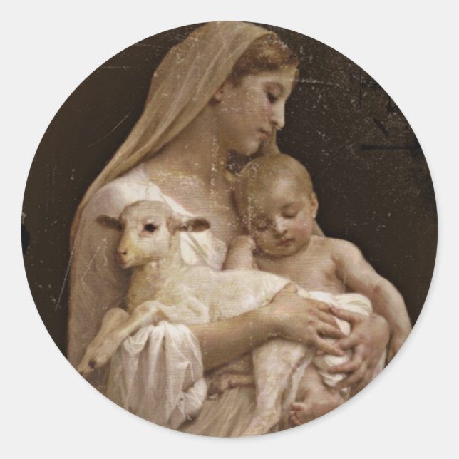 Customize Product Classic Round Sticker (Front)