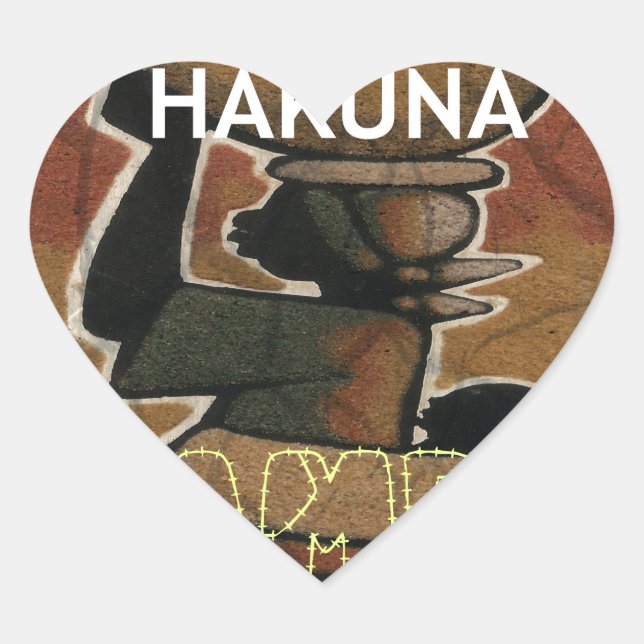 Customize Product Heart Sticker (Front)