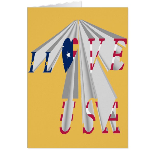 Customize Product I love USA (Front)