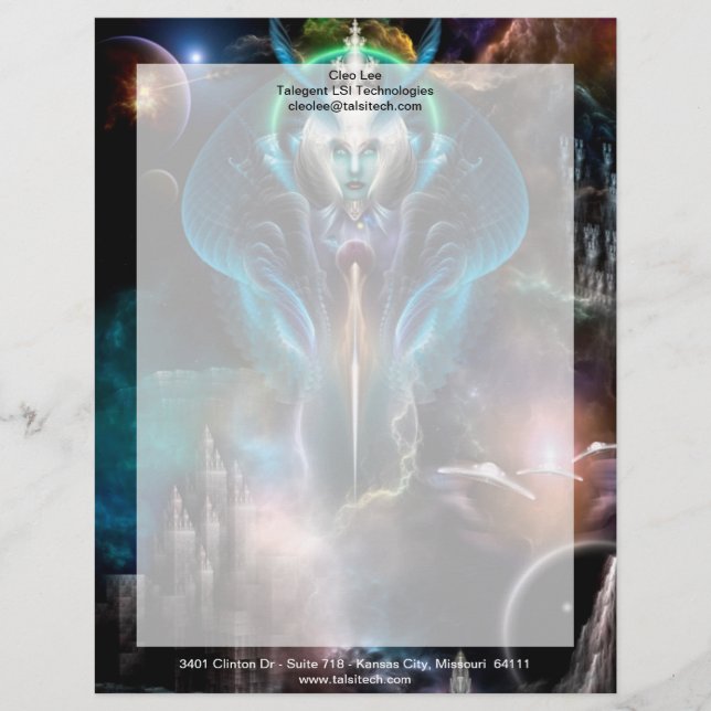 Customize Product Letterhead (Front)