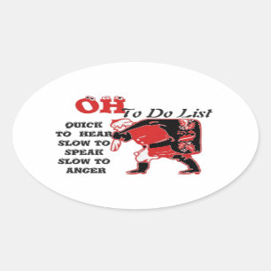 Customize Product Oval Sticker