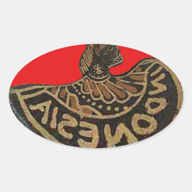 Customize Product Oval Sticker (Front)