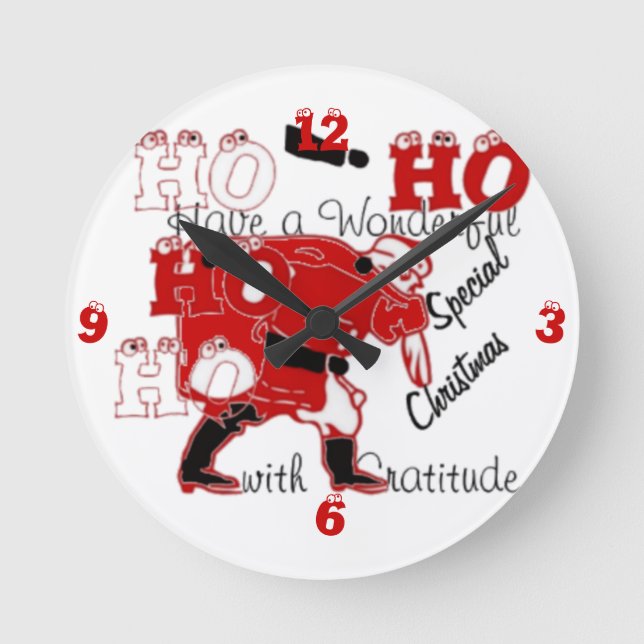 Customize Product Round Clock (Front)