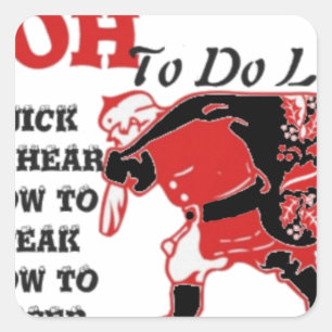Customize Product Square Sticker