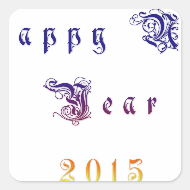 Customize Product Square Sticker (Front)