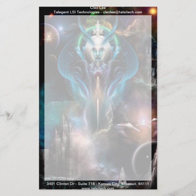 Customize Product Stationery (Front)