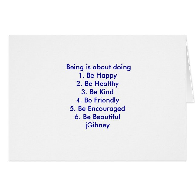Customize ProductBeing is about doing jGibney The (Front Horizontal)