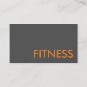 Customize Professional Fitness Sport Business Card