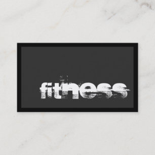 Customize Professional Fitness Sport Business Card