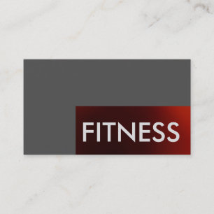 Customize Professional Fitness Sport Business Card