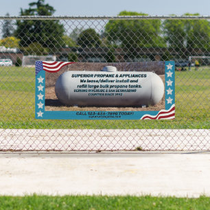 Customize Propane Supplier Tank Lease Refill  Banner