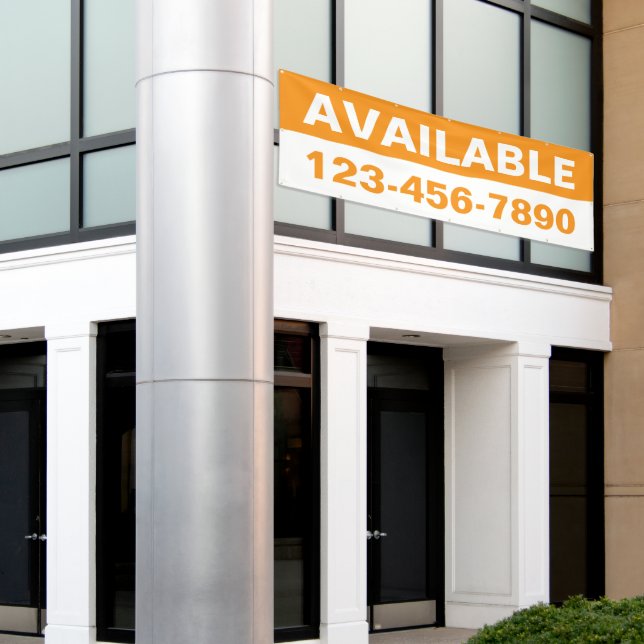 Customize Property Available Lease Rent Generic Banner (Outside Building)