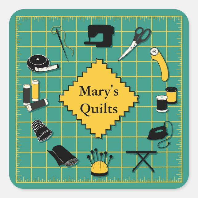 Customize Quilt Time Stickers (Front)