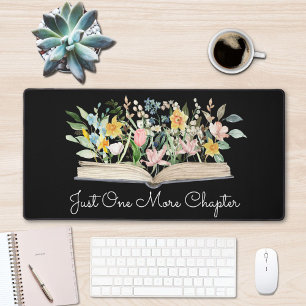 Customize Quote Book Flower Teacher Appreciation Desk Mat