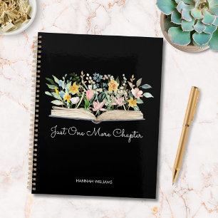 Customize Quote Watercolor Book Flower Floral 2026 Planner