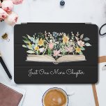 Customize Quote Watercolor Book Flower Floral iPad Pro Cover<br><div class="desc">Introducing our Customize Quote Watercolor Book Flower Floral iPad Air Cover. Featuring a pretty wildflower garden illustration on a book,  suitable for bookish and flower lovers or as gift for teacher appreciation day and librarian. Add nature touch to your electronic device and show your passion on reading.</div>