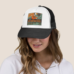 Customize Retro Handyman Service Promo Trucker Hat