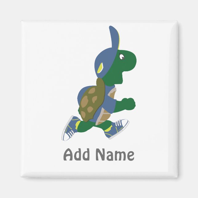 Customize Running Turtle Magnet (Front)