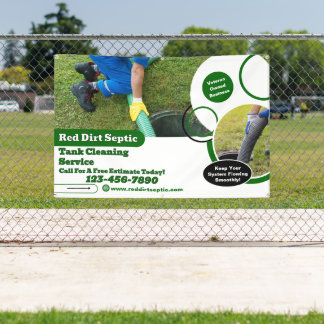Customize Septic Tank Cleaning Service Detailed  Banner