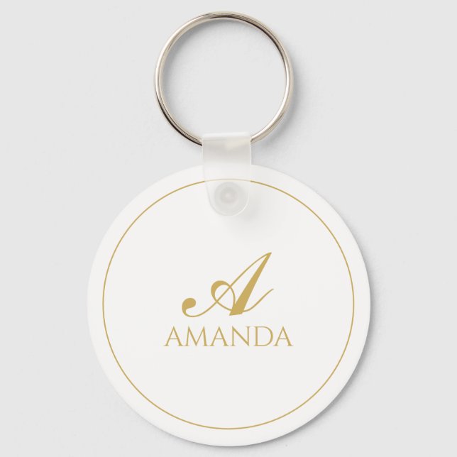 Customize Simple Name Keychain (Front)
